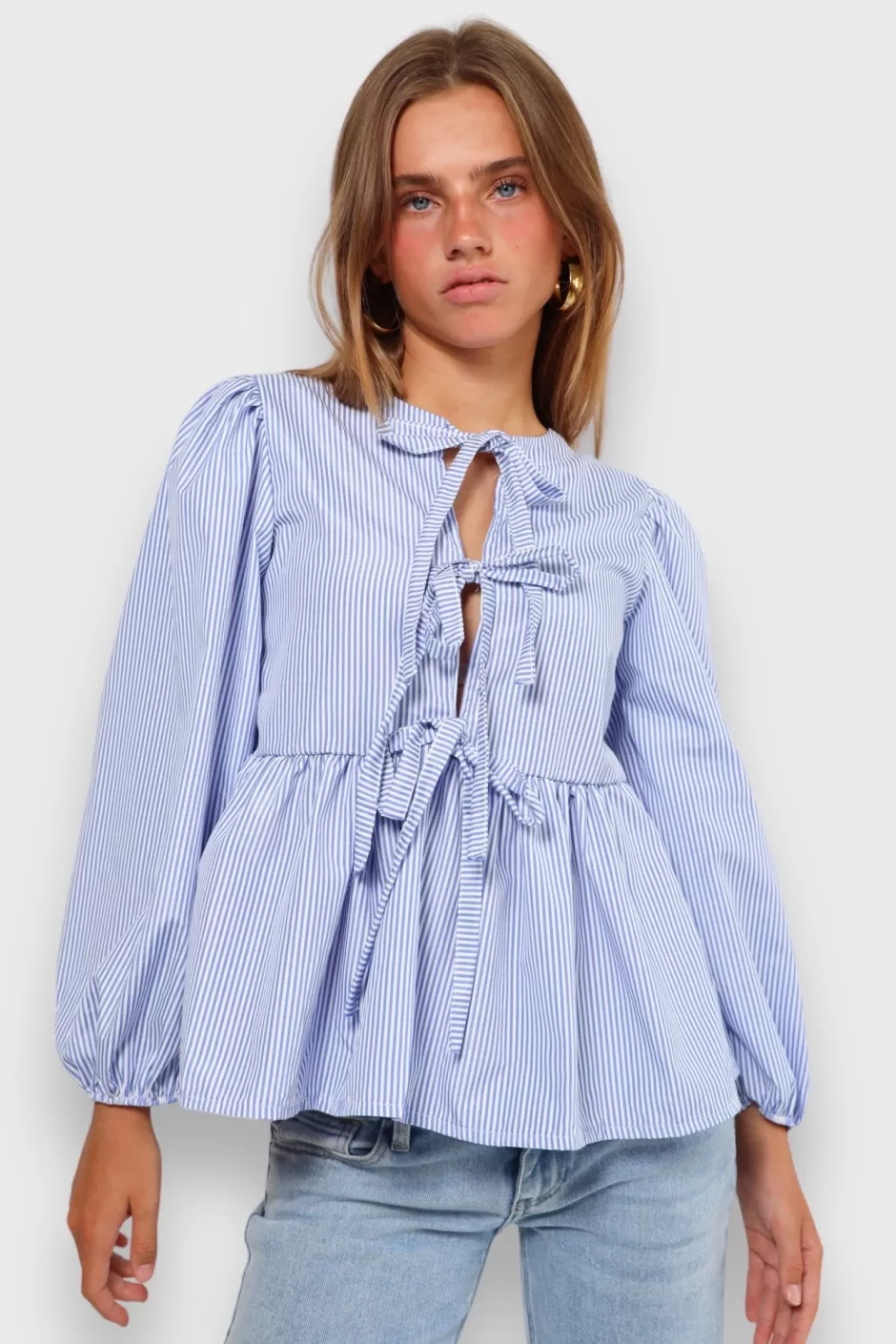 Sale Meet Me There Angel Blouse Striped