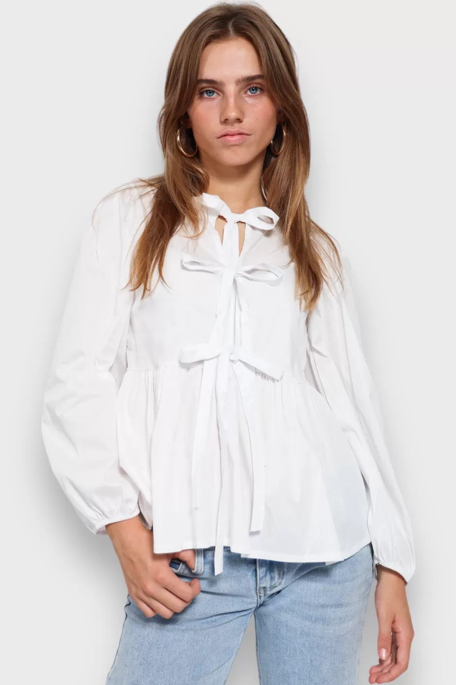 Outlet Meet Me There Angel Blouse White