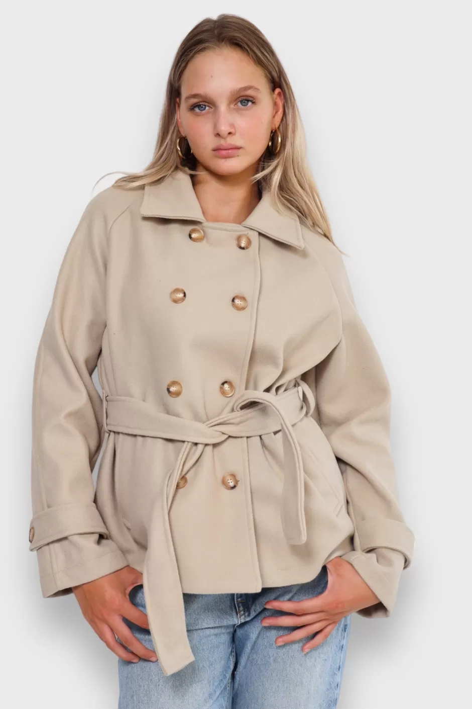 Online Meet Me There Auttie Coat Beige