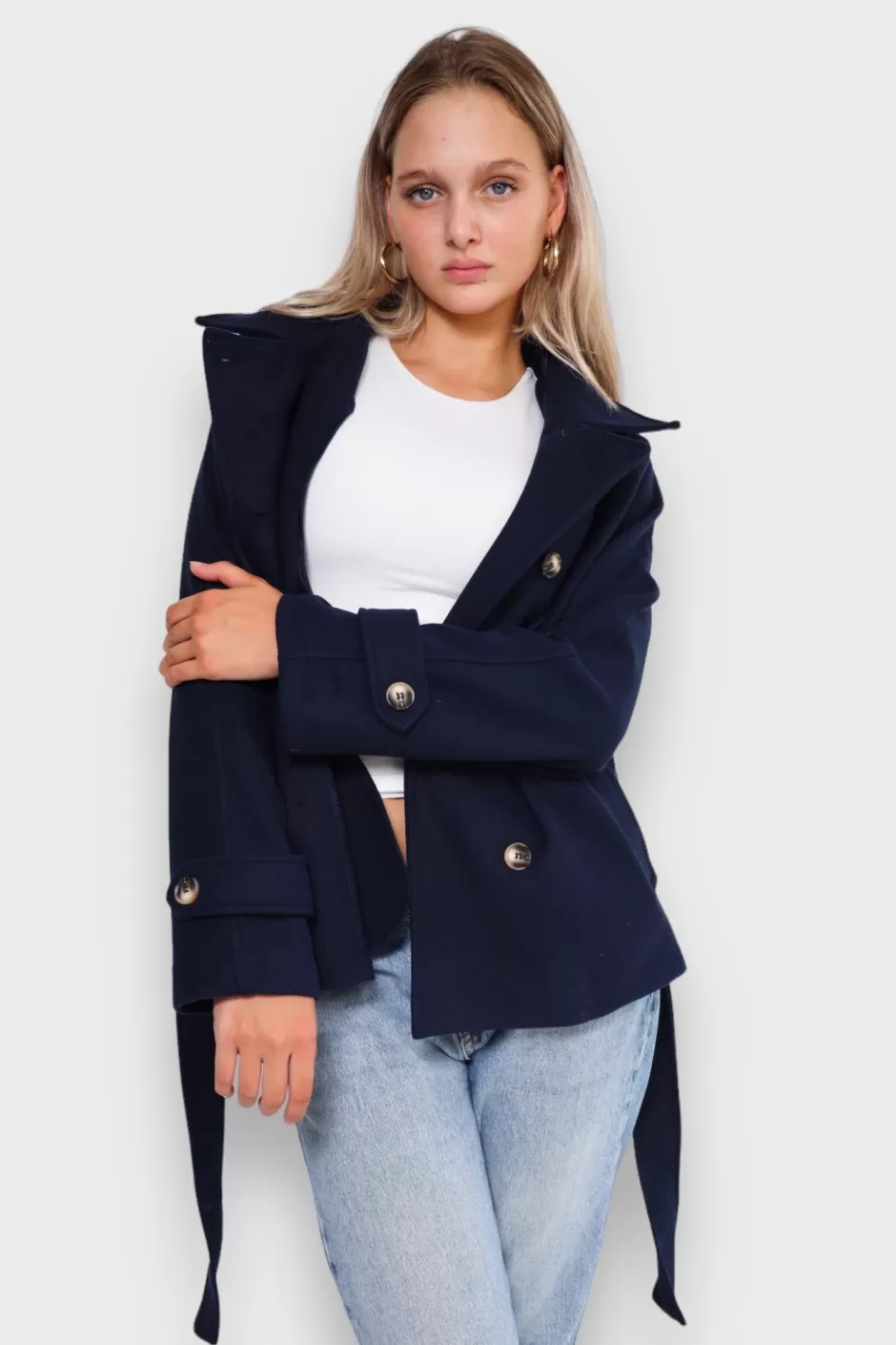 Flash Sale Meet Me There Auttie Coat Navy