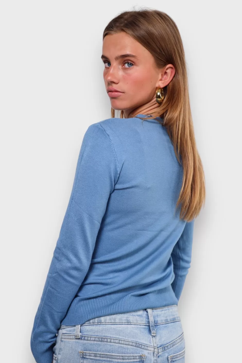 Best Sale Meet Me There Essential Sweater Blue