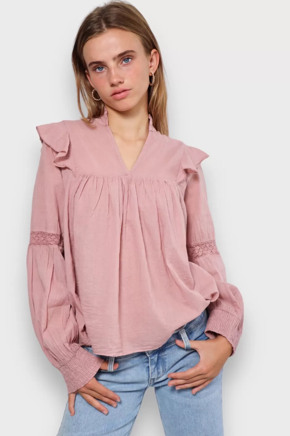 Fashion Meet Me There Glory Blouse Pink