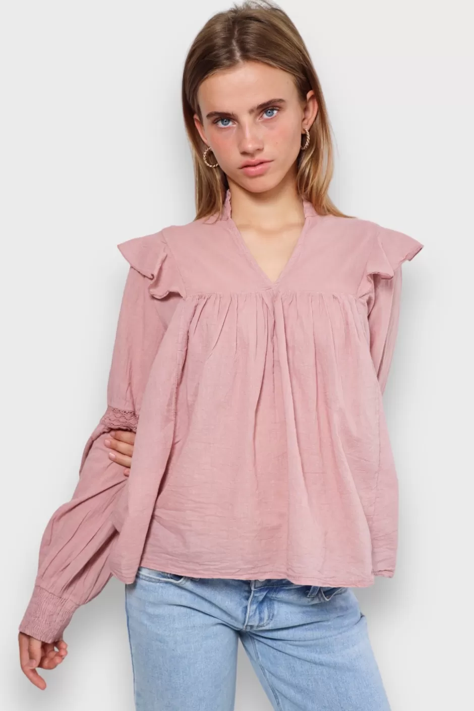 Fashion Meet Me There Glory Blouse Pink