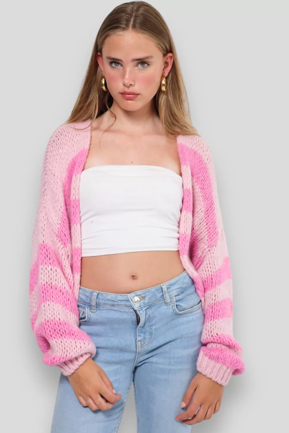 Clearance Meet Me There Keep Me Warm Cardigan Petite Pink