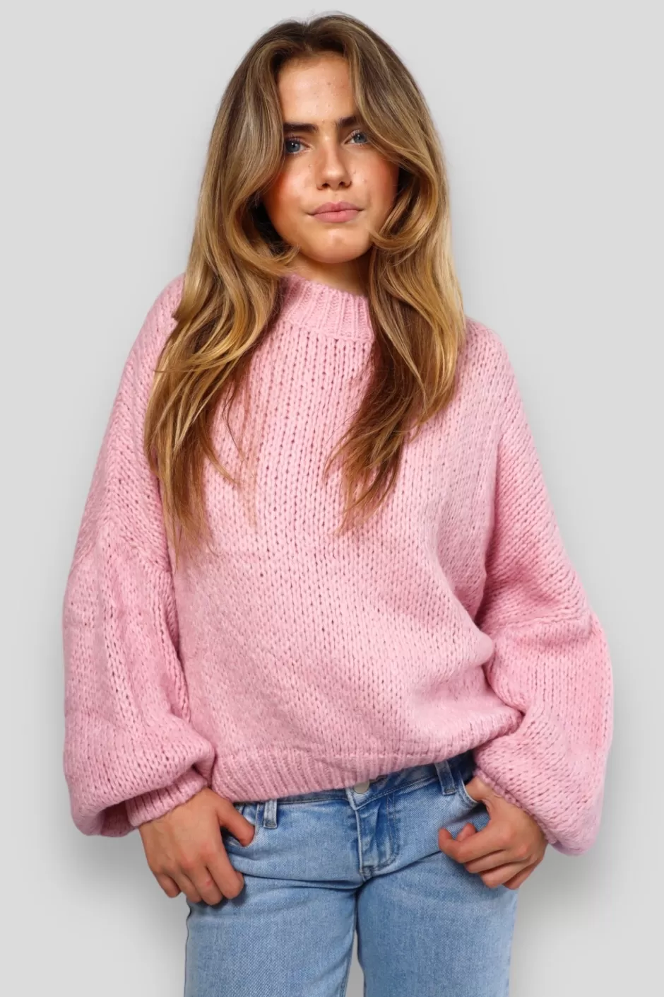 Clearance Meet Me There Keep Me Warm Sweater Baby Pink