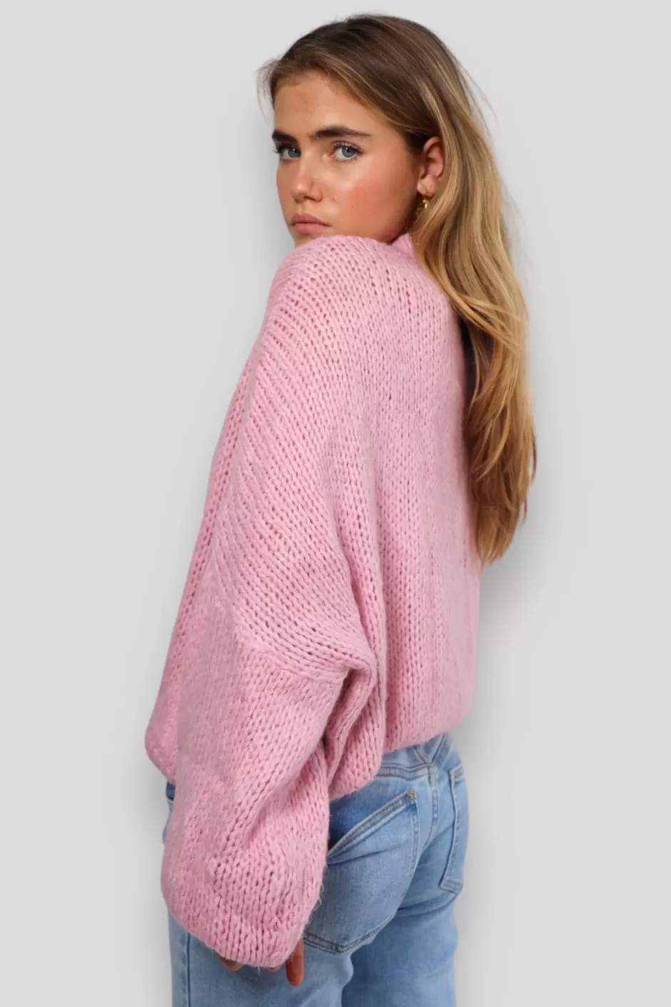 Clearance Meet Me There Keep Me Warm Sweater Baby Pink