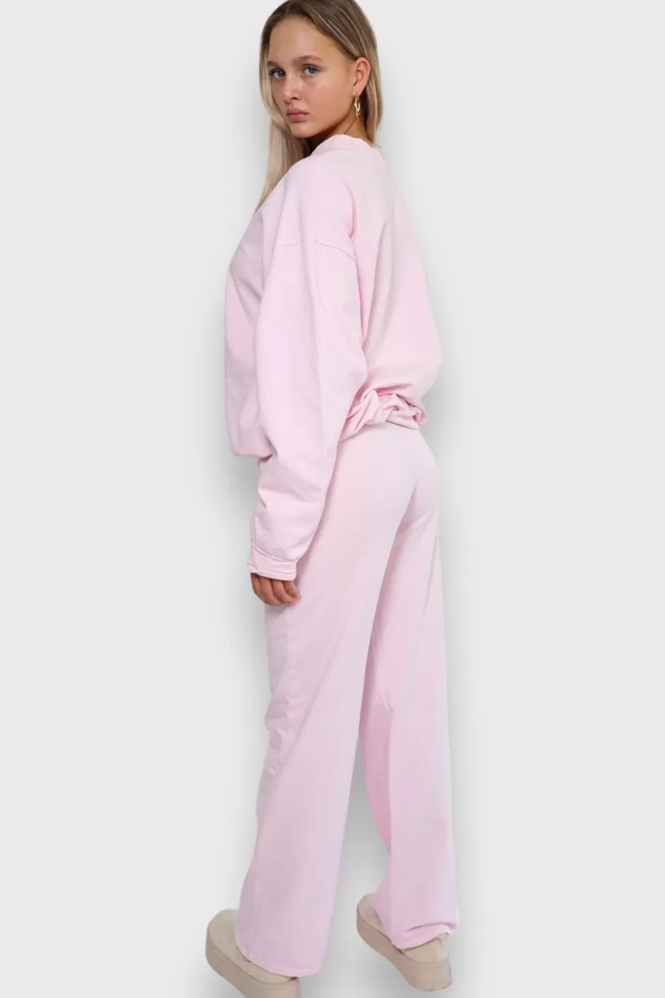 Cheap Meet Me There Lounge Pants Pink