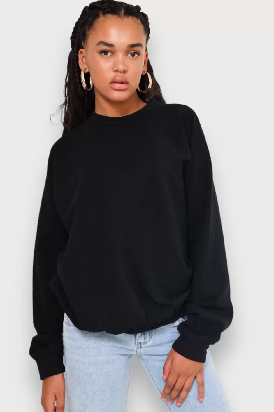 Outlet Meet Me There Lounge Sweater Black