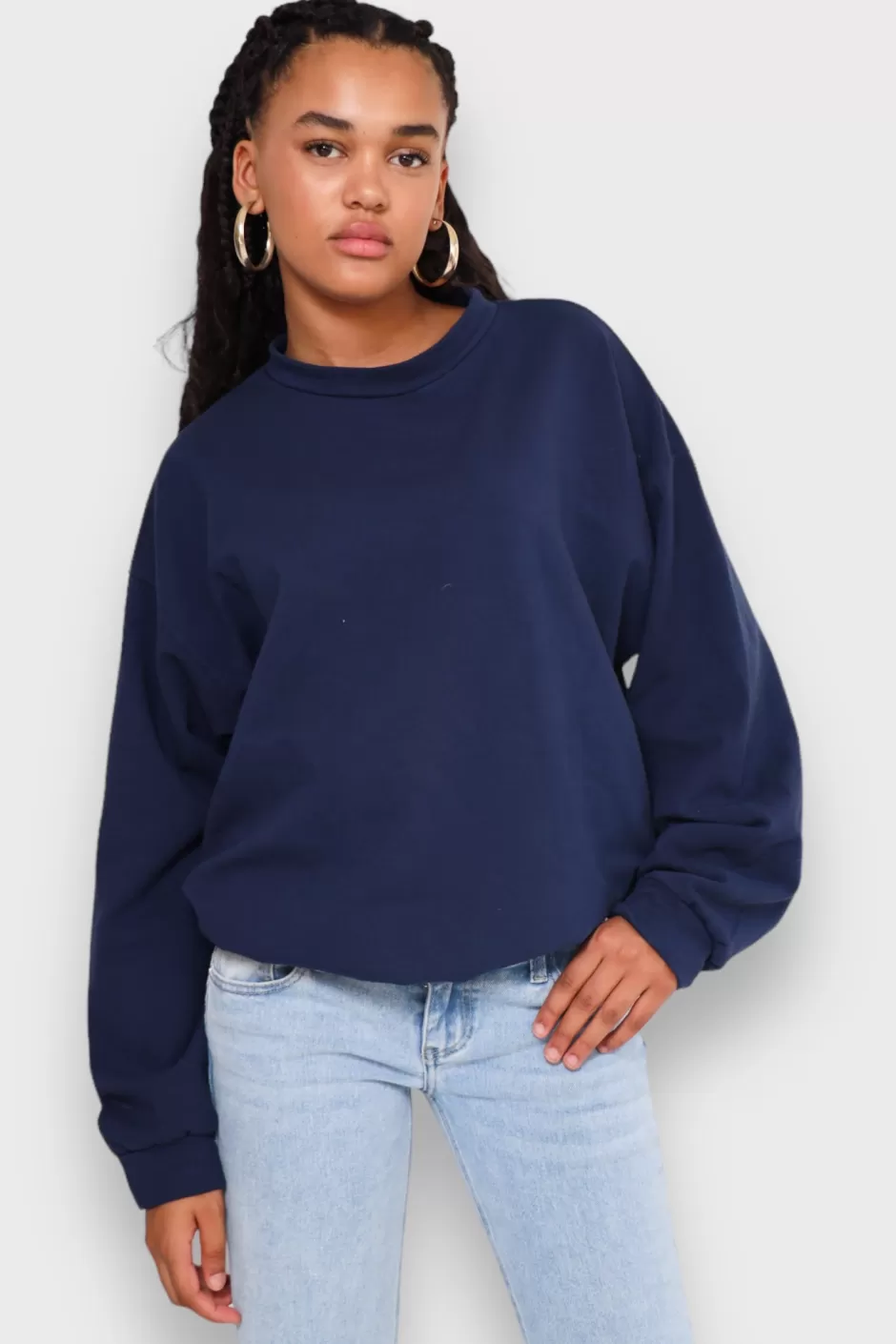 Shop Meet Me There Lounge Sweater Navy