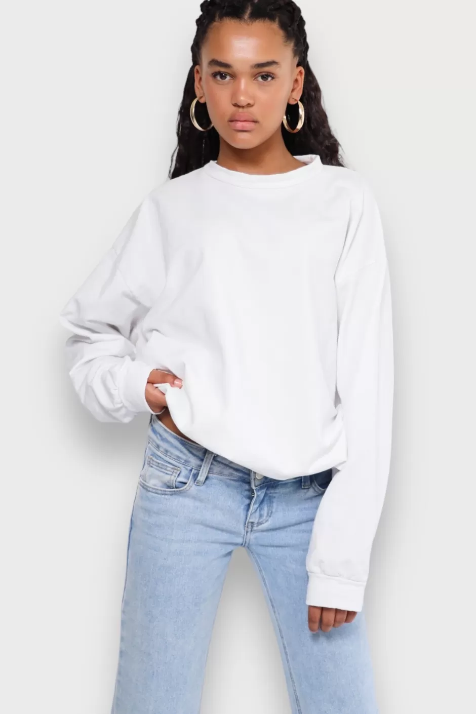 Online Meet Me There Lounge Sweater White