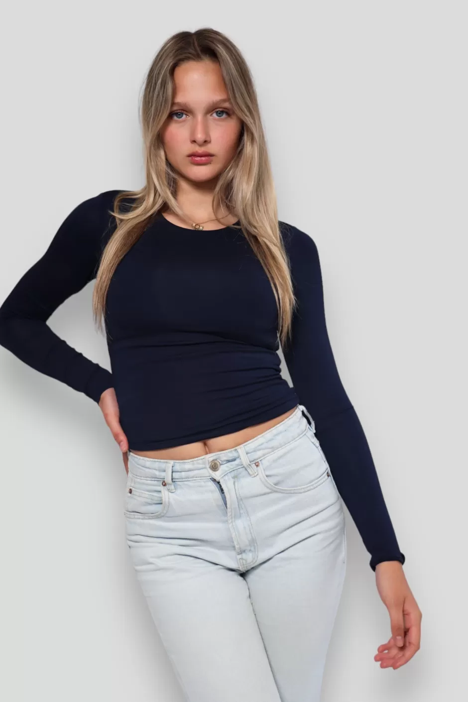 Store Meet Me There Muse Top Navy