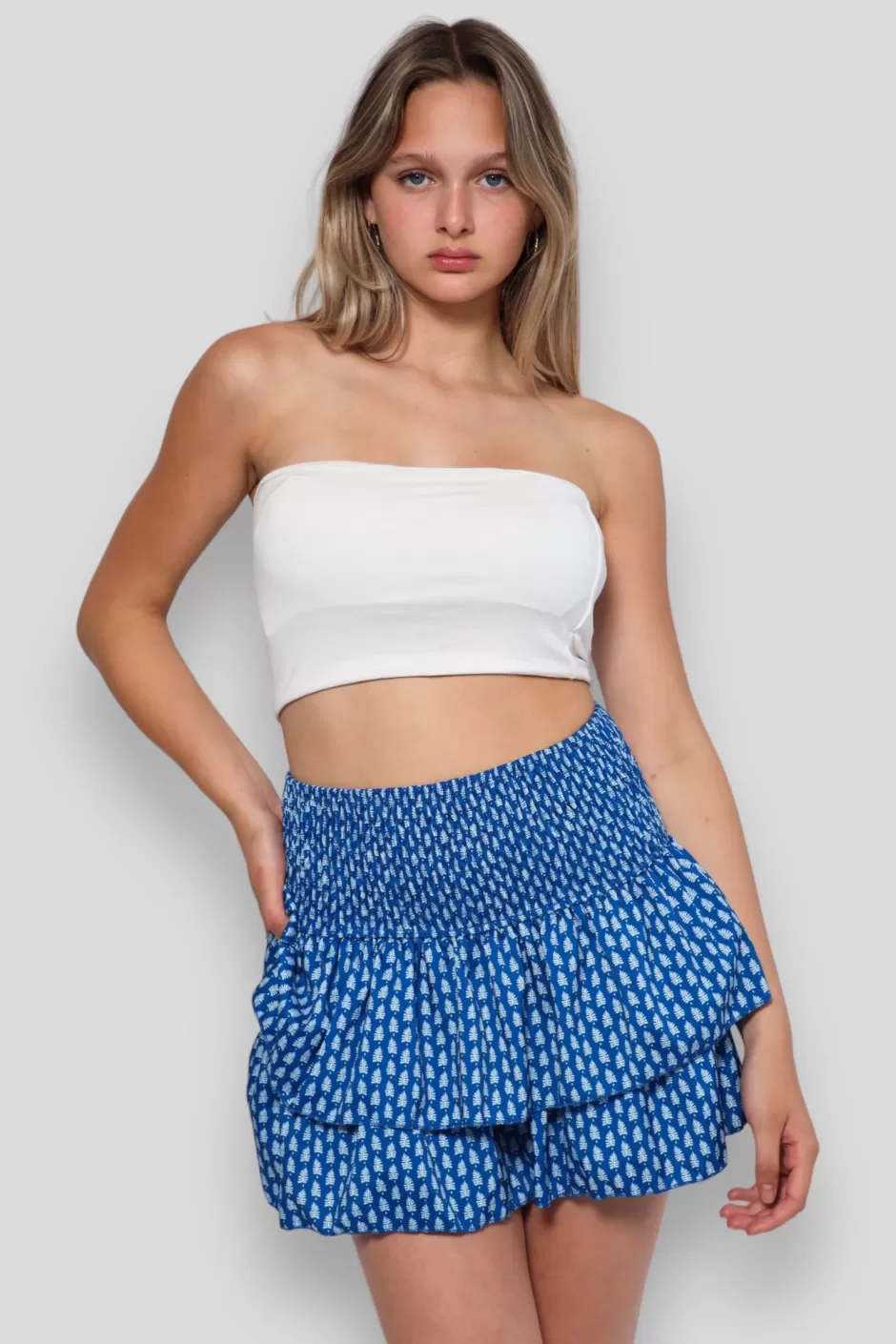 Best Sale Meet Me There Mykonos Skirt Blue