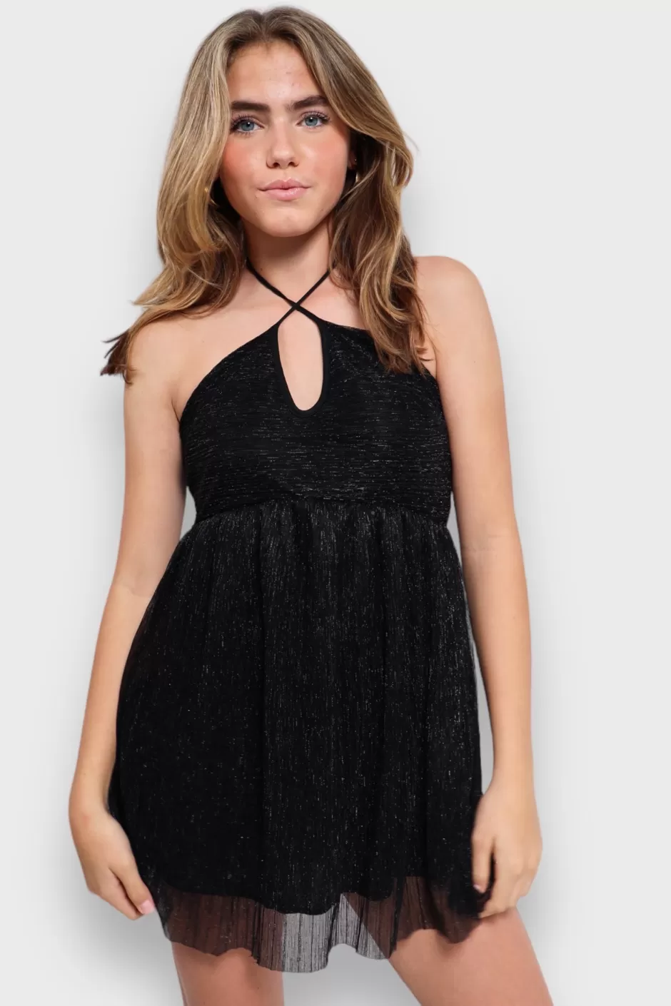 Shop Meet Me There Stardust Dress Black