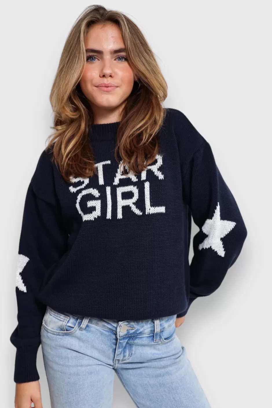 Store Meet Me There Stargirl Sweater Navy