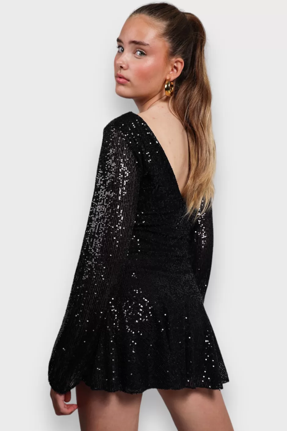 Cheap Meet Me There Twinkle Dress Black